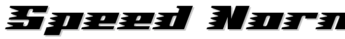Speed Normal font